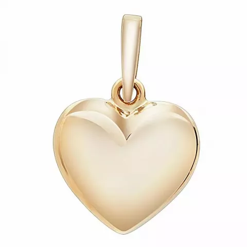 12,5 x 11 mm Siersbøl hjärta hängen i 8 karat guld