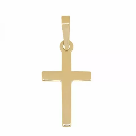 17 mm Siersbøl kors hängen i 8 karat guld