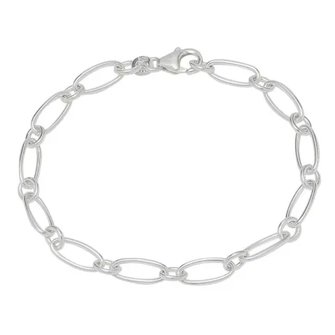 Siersbøl armband i rhodinerat silver