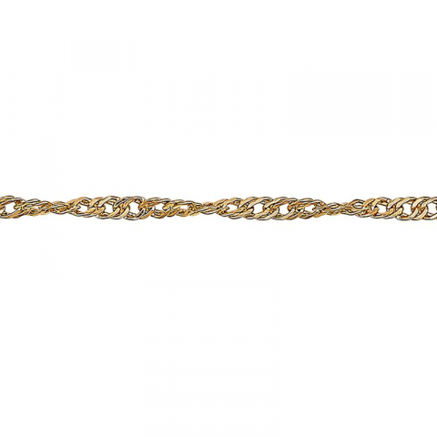 Siersbøl singapore armband i 9 karat guld