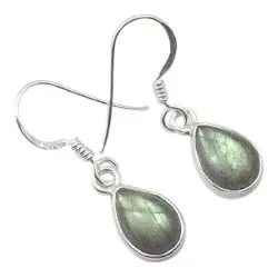 Droppe örhängen i silver