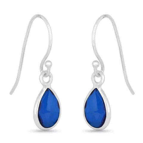 droppe örhängen i silver - Loom Stones