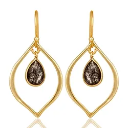 örhängen i förgyllt silver