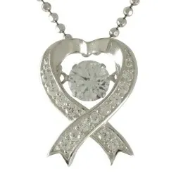 hjärta hängen i silver