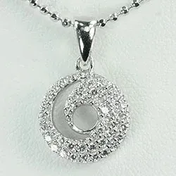runt hängen i silver
