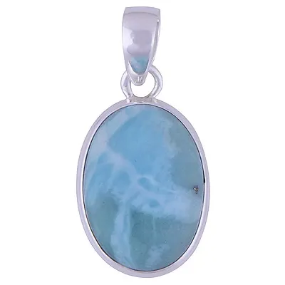 Ovalt hängen i silver