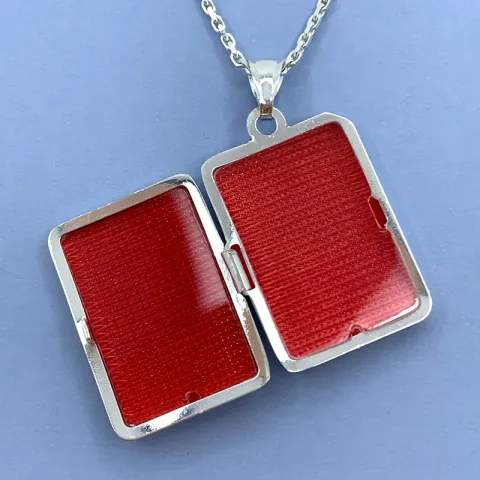 medaljong i silver