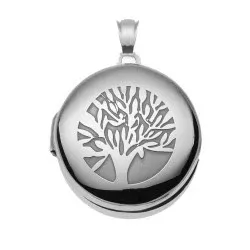 25 mm medaljong i silver