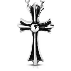 Herr kors hängen i stål
