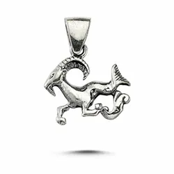 stjärnteck stenbocken silver hängen i silver