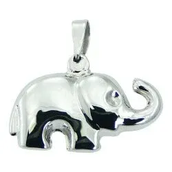 elefant hängen i silver