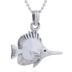 Fisk hängen i silver