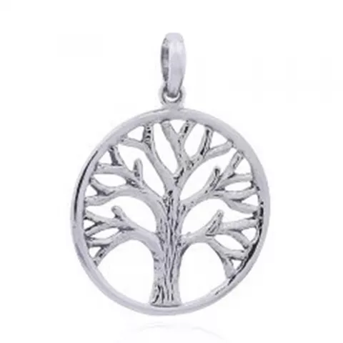 20 mm livets träd hängen i silver