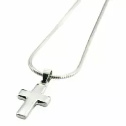 13 x 29,5 mm kors hängen i silver