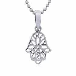 Hamsas hand hängen i silver