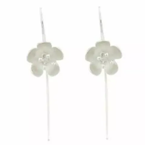 blommor örhängen i silver