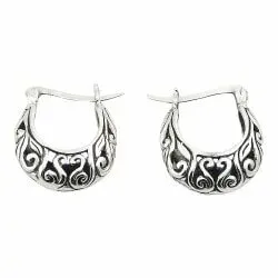 runda ear lines i silver