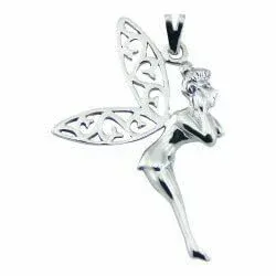 Stort Tingeling hängen i silver