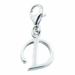 Billiga charm i silver bokstaven D