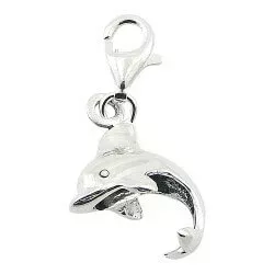 Blanka charm i silver delfin