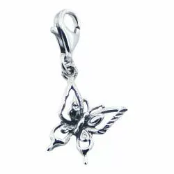 charm i silver fjäril