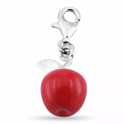 äpple charm i silver 