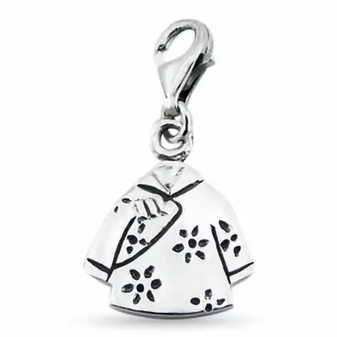 Kinesisk jacka charm i silver 
