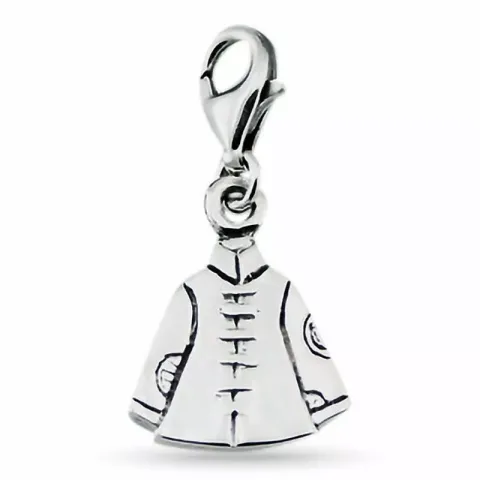 Kinesisk jacka charm i silver
