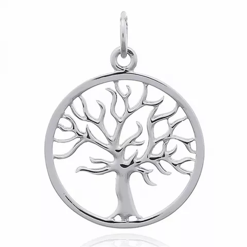 20 mm livets träd hängen i silver