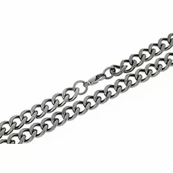 Hard Steel halsband i svart stål