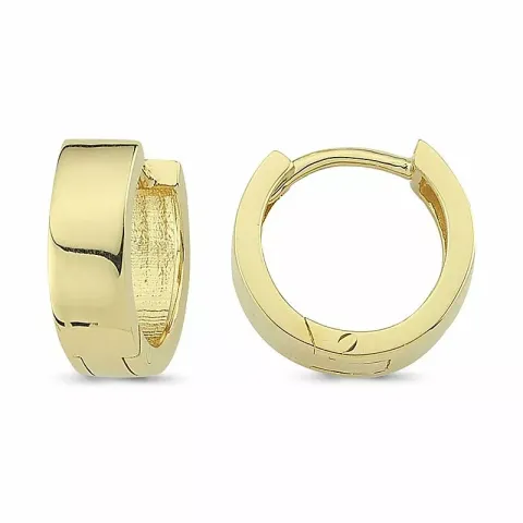 14 mm creol i 8 karat guld