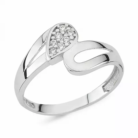 Ringar: droppe ring i silver