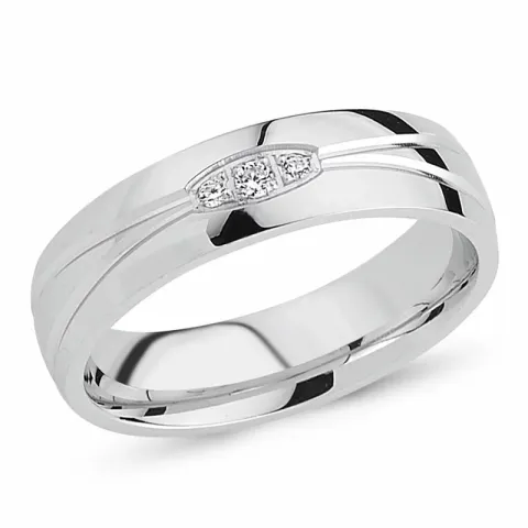 Kollektionsprov zirkon ring i silver