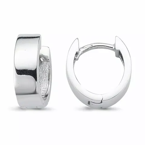 12 mm ovala creol i silver