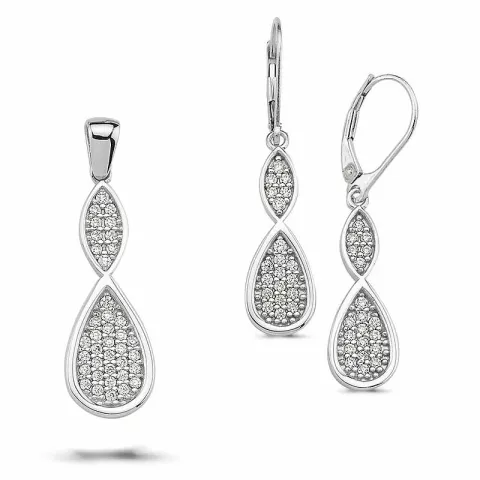 Sätt i silver utan kedja