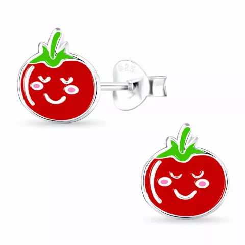 tomat örhängestift i silver
