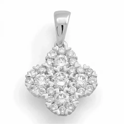 diamantberlocker i 14  carat vitguld 0,64 ct