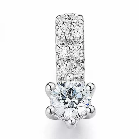 diamant hängen i 14  carat vitguld 0,275 ct 0,056 ct
