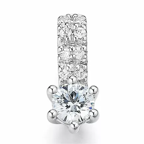 diamant hängen i 14 carat vitguld 0,275 ct 0,056 ct