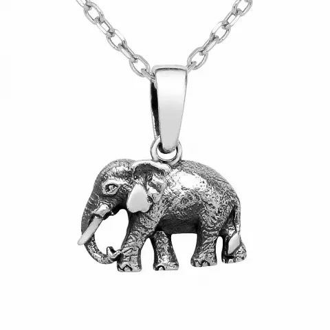 elefant hängen i silver