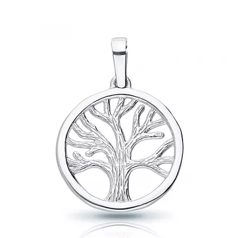 17 mm livets träd hängen i silver