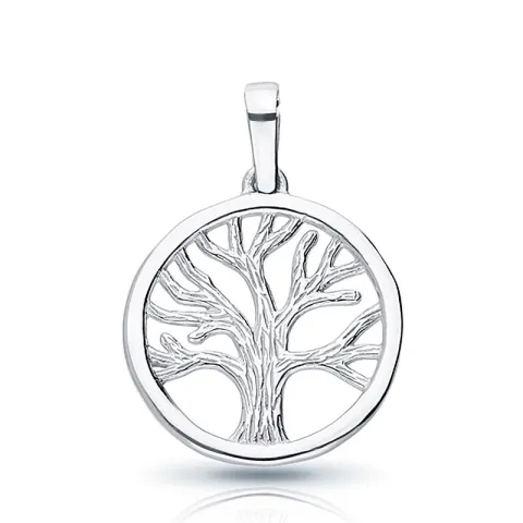 17 mm livets träd hängen i silver