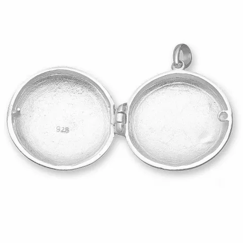 21 mm silvermedaljong i silver 