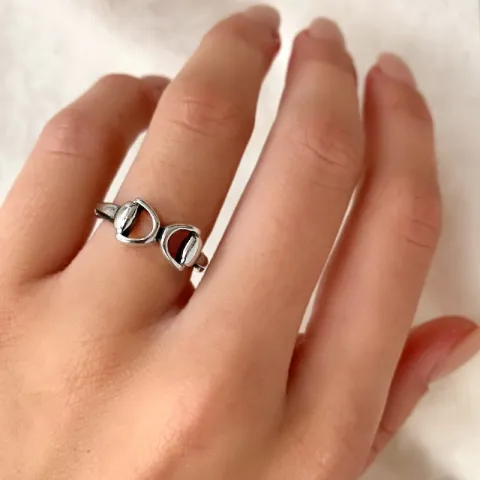 träns ring i silver