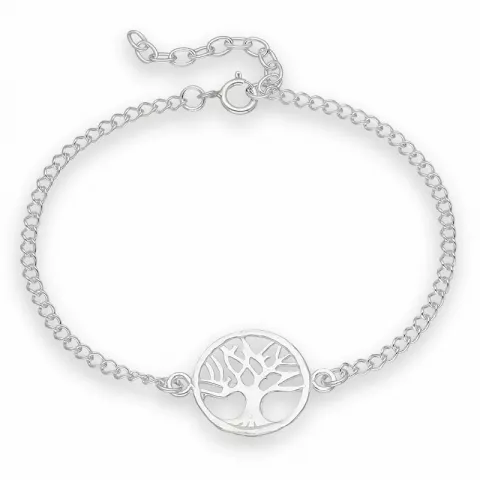 Livets träd armband i silver med hängen i silver