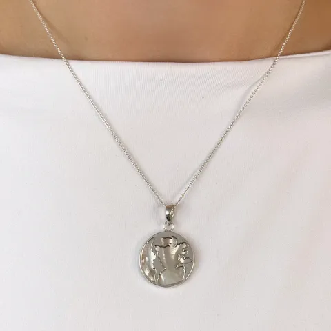 runt hängen i silver