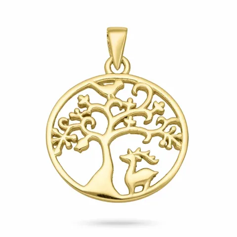 runt livets träd hängen i förgyllt silver