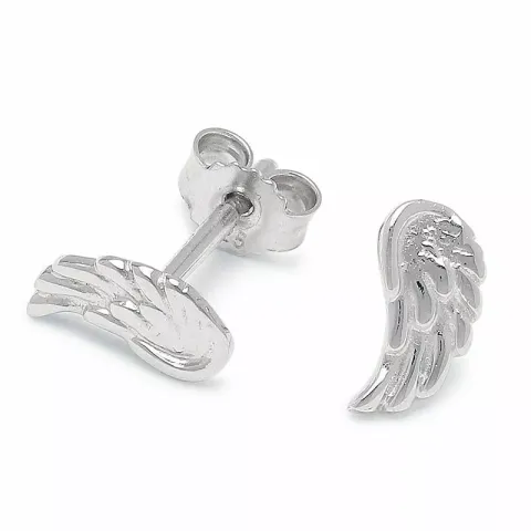 vinge örhängestift i silver