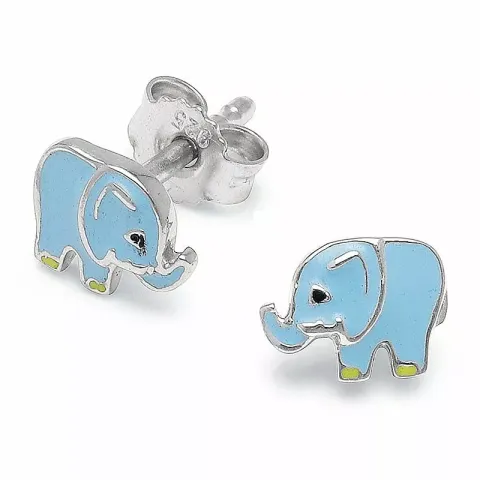 elefant örhängestift i silver