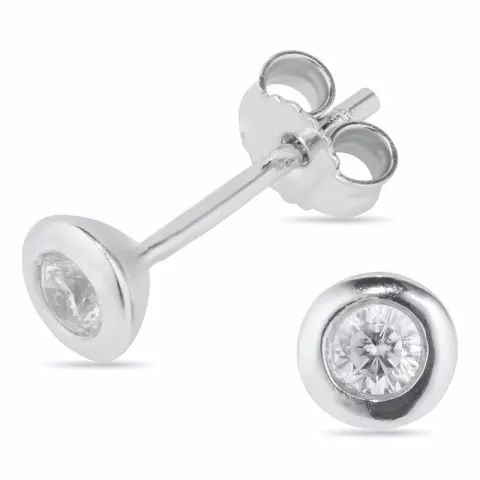4,5-5 mm örhängestift i silver